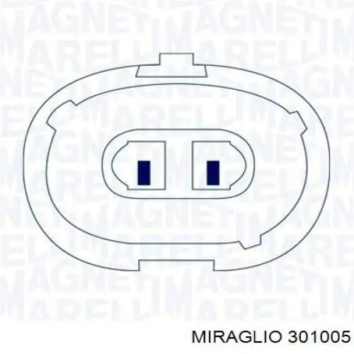 301005 Miraglio mecanismo de elevalunas, puerta delantera derecha