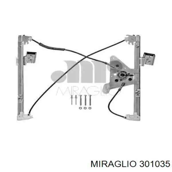 301035 Miraglio Mecanismo levanta, puerta delantera derecha
