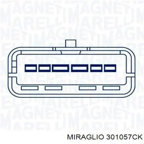 301057CK Miraglio mecanismo de elevalunas, puerta delantera derecha