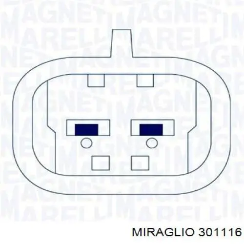 301116 Miraglio mecanismo de elevalunas, puerta delantera derecha