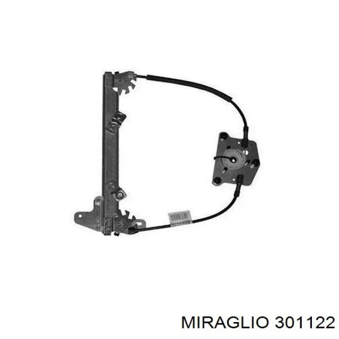 301122 Miraglio mecanismo de elevalunas, puerta trasera derecha