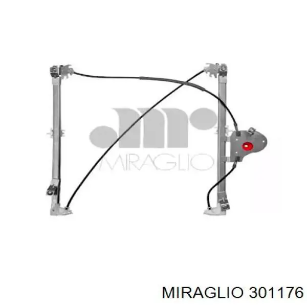 301176 Miraglio Mecanismo levanta, puerta delantera derecha