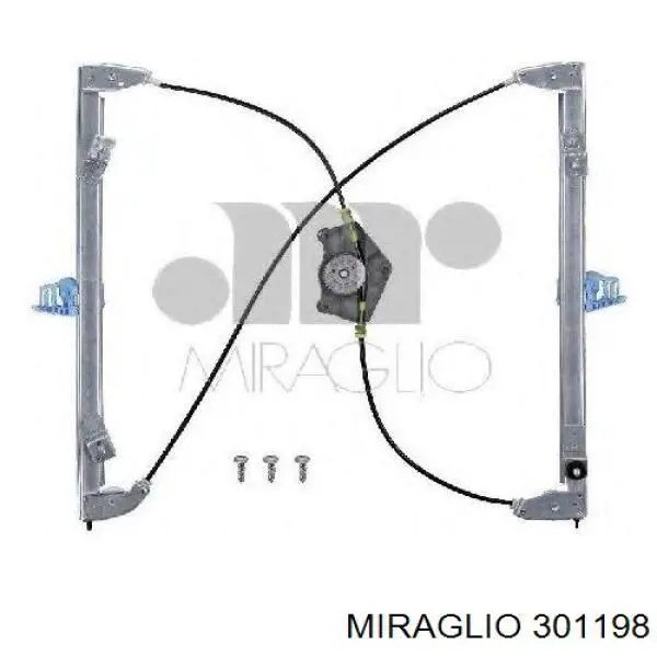 301198 Miraglio mecanismo de elevalunas, puerta delantera derecha