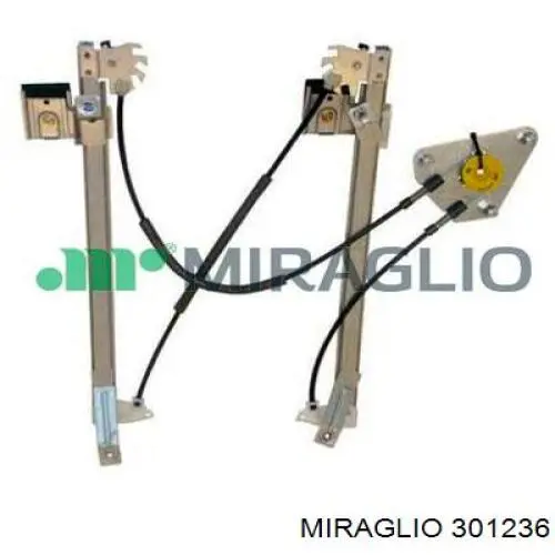 Mecanismo de elevalunas delantero derecha Miraglio 301236 precio, desde 59,70 EUR