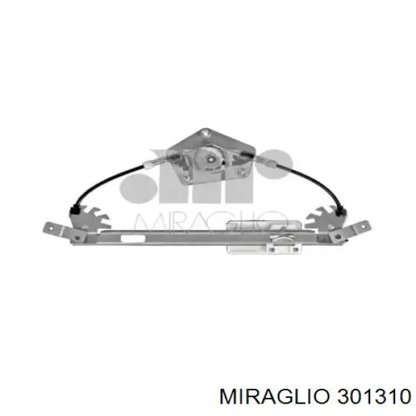 301310 Miraglio Mecanismo de elevalunas de la puerta trasera derecha