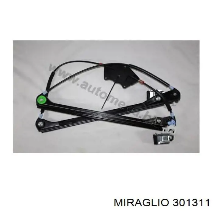 Mecanismo de elevalunas de la puerta trasera izquierda 301311 Miraglio