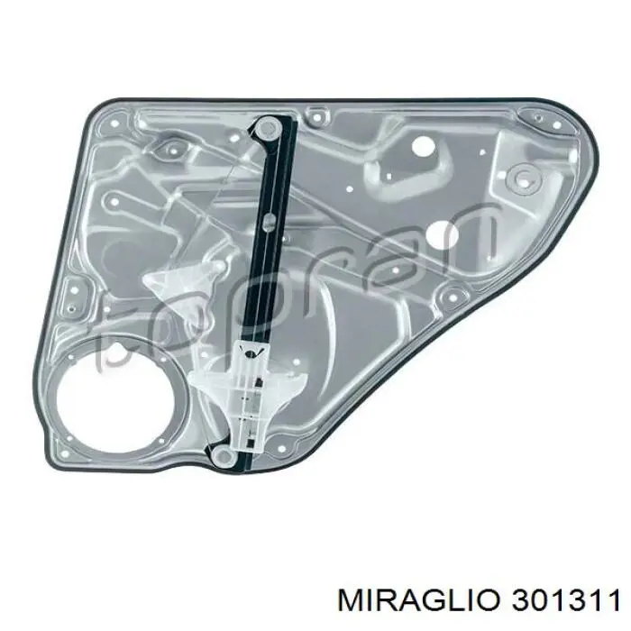Mecanismo de elevalunas de la puerta trasera izquierda Miraglio 301311 precio, desde 38,98 EUR