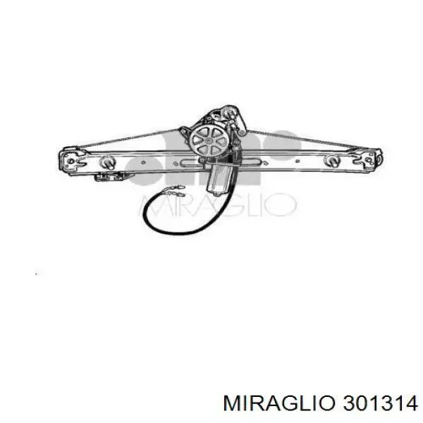 Mecanismo de elevalunas de la puerta trasera derecha Miraglio 301314 precio, desde 35,79 EUR
