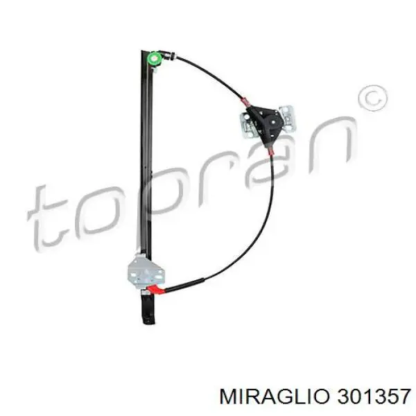 301357 Miraglio mecanismo de elevalunas, puerta delantera derecha
