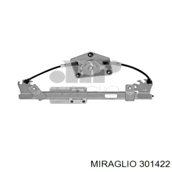 301422 Miraglio Mecanismo de elevalunas de la puerta trasera izquierda