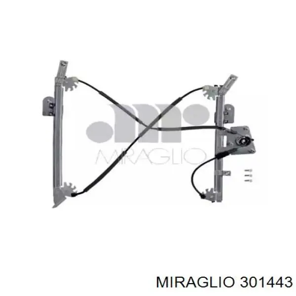 301443 Miraglio Mecanismo levanta, puerta delantera derecha