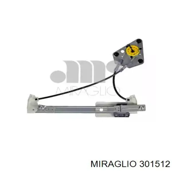 301512 Miraglio Mecanismo de elevalunas de la puerta trasera derecha