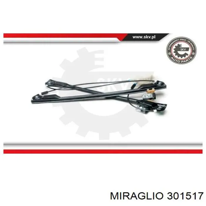 Comprar 301517 Miraglio Mecanismo de elevalunas delantero izquierdo