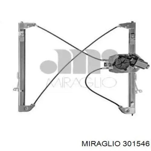 Mecanismo elevalunas delantero izquierdo Miraglio 301546 precio, desde 85,62 EUR