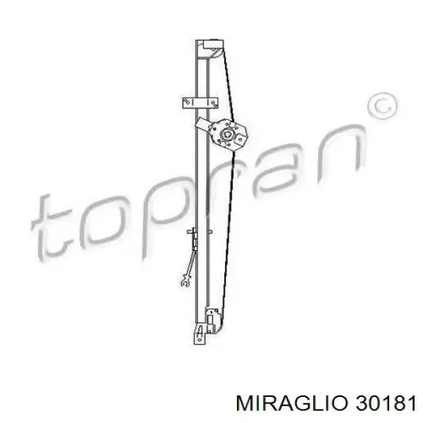 30181 Miraglio mecanismo de elevalunas, puerta delantera derecha