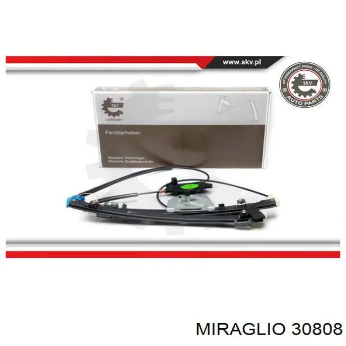 30808 Miraglio mecanismo de elevalunas, puerta delantera izquierda