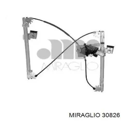30826 Miraglio mecanismo de elevalunas, puerta delantera izquierda