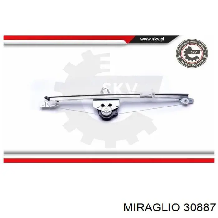 4408555 Opel Mecanismo levanta, puerta delantera derecha