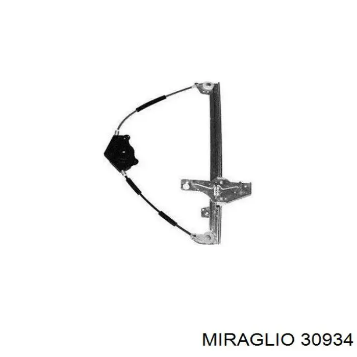 Mecanismo elevalunas delantero izquierdo Miraglio 30934 precio, desde 39,98 EUR