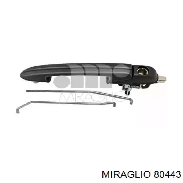 80443 Miraglio cerradura de puerta delantera izquierda