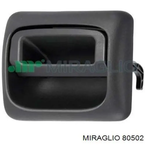 80502 Miraglio manecilla de puerta de batientes, derecha exterior
