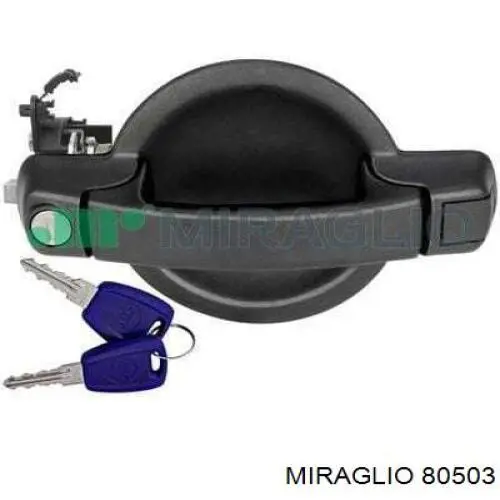 Comprar 43545 Metalcaucho Manija exterior izquierda de puerta trasera de doble hoja