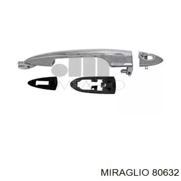 80632 Miraglio tirador de puerta exterior delantero