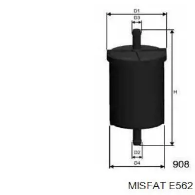 Comprar E562 Misfat Filtro diesel