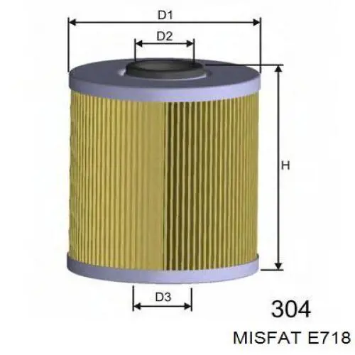 Comprar E718 Misfat Filtro diesel