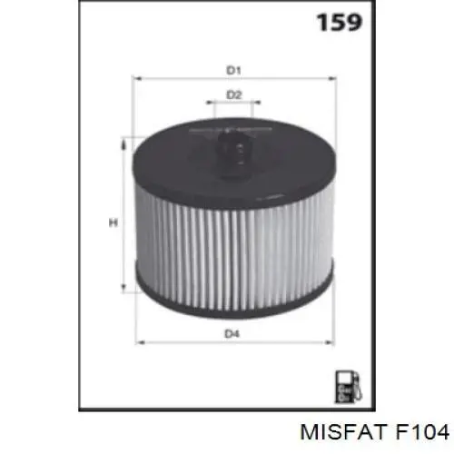 F104 Misfat filtro combustible