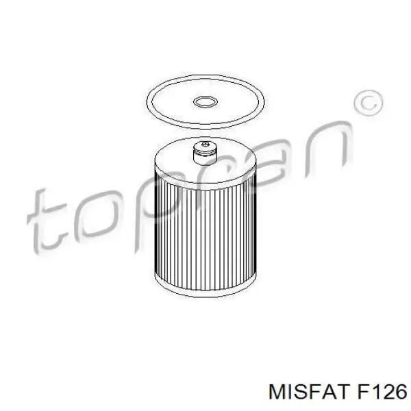 F126 Misfat filtro combustible