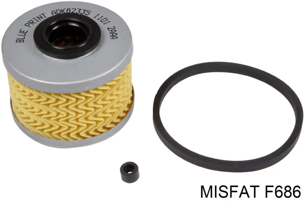 F686 Misfat filtro de combustible