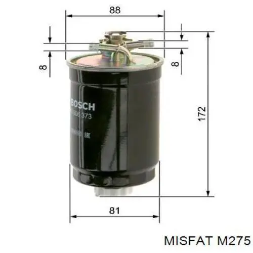 M275 Misfat filtro combustible