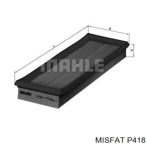 P418 Misfat filtro de aire