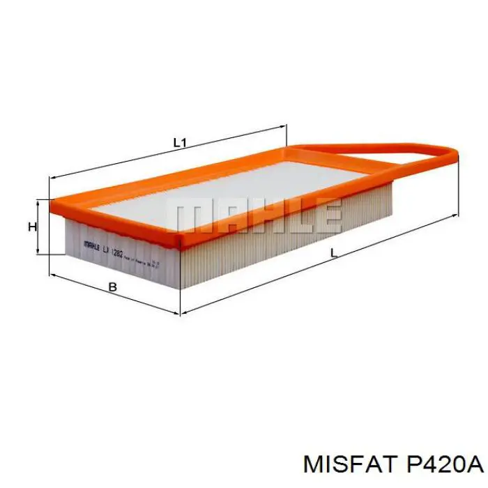 Filtro de aire Ford Fiesta JH, JD