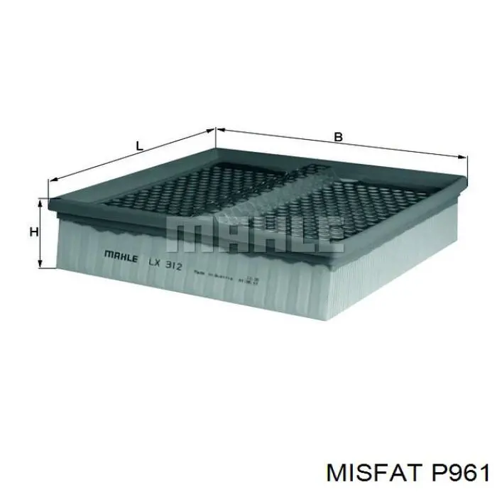 P961 Misfat filtro de aire