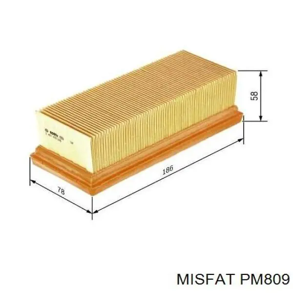 PM809 Misfat filtro de aire