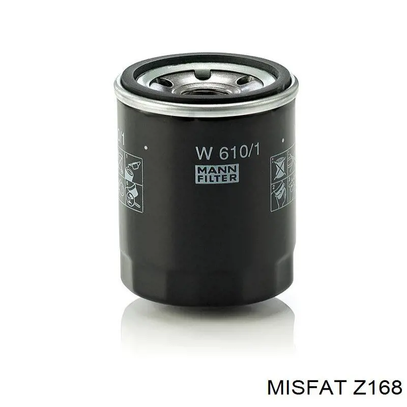 Z168 Misfat filtro de aceite