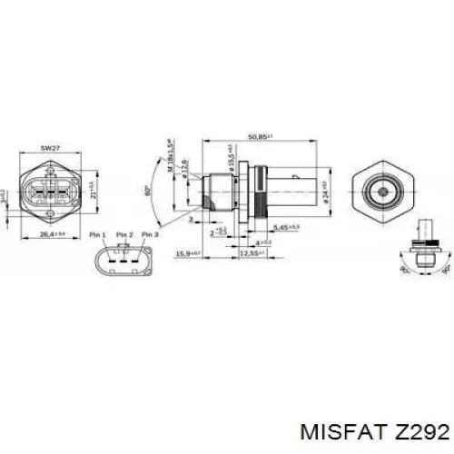 Z292 Misfat filtro de aceite