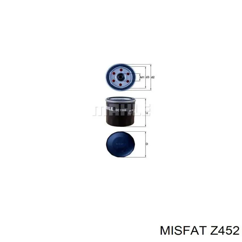 Comprar Z452 Misfat Filtros de aceite