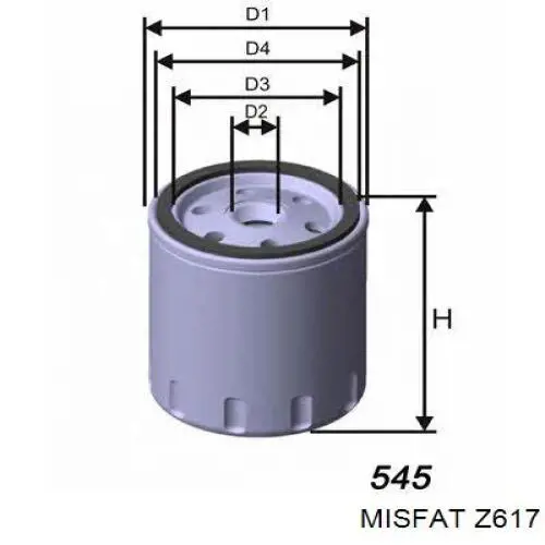 Portafiltro de aceite Misfat Z617 precio, desde 2,54 EUR