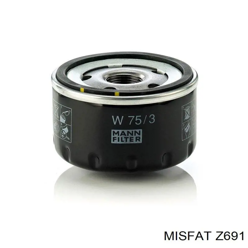 Filtro de aceite Renault Megane 1 LA0, LA1