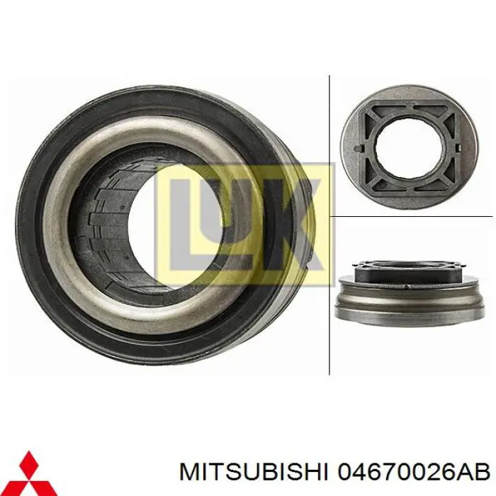 Cojinete de desembrague Mitsubishi 04670026AB precio, desde 41,41 EUR