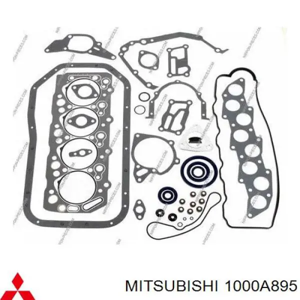 MD997233 Mitsubishi juego de juntas de motor, completo