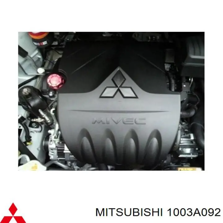 Tapa del motor decorativa para Mitsubishi Lancer (CY_A, CZ_A)