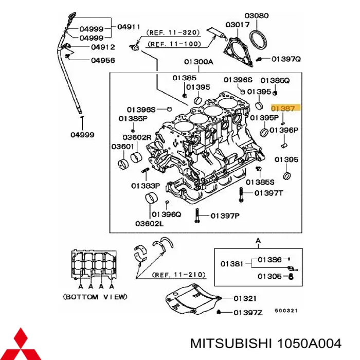 1050A004 Mitsubishi