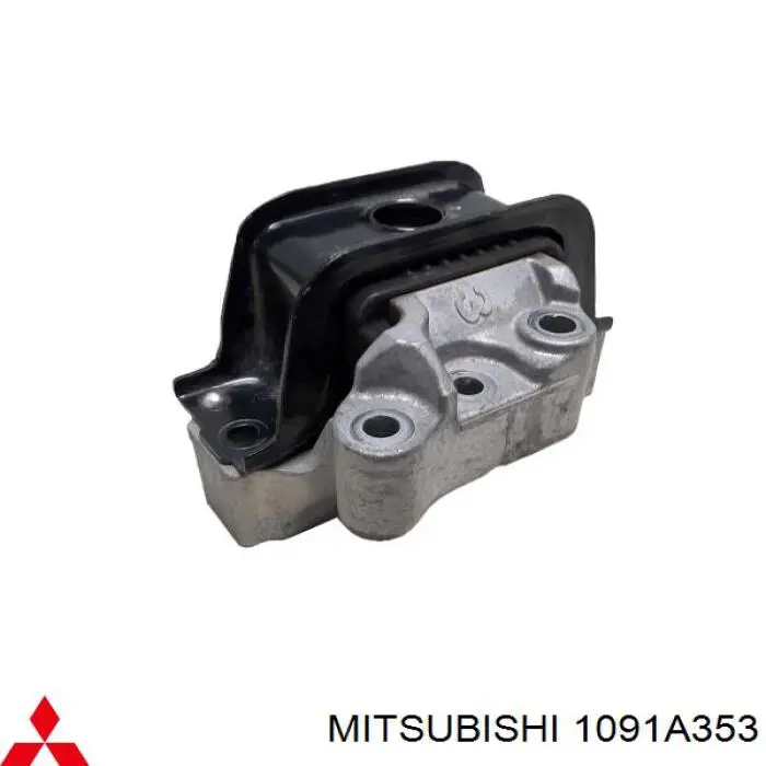 1091A353 Mitsubishi soporte, motor, derecho, delantero