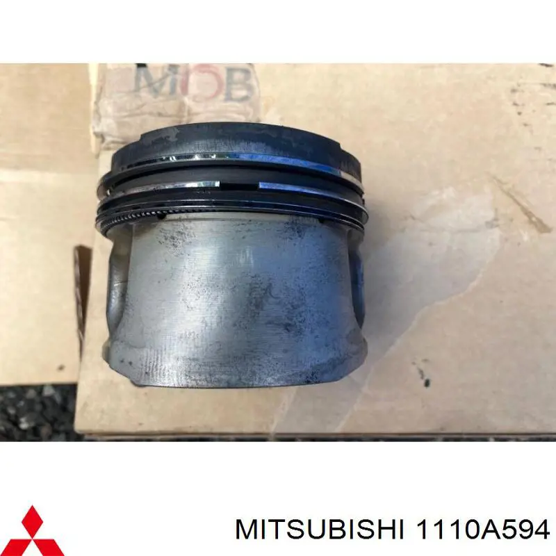 1110A594 Mitsubishi juego de piston para motor, 4ta reparación (+1.00)