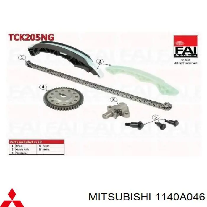 1140A046 Mitsubishi Cadena de motor