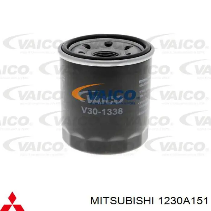 Filtro de aceite Mitsubishi 1230A151 precio, desde 4,34 EUR